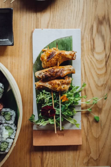 Grill Yakitori Chicken Thigh Teriyaki